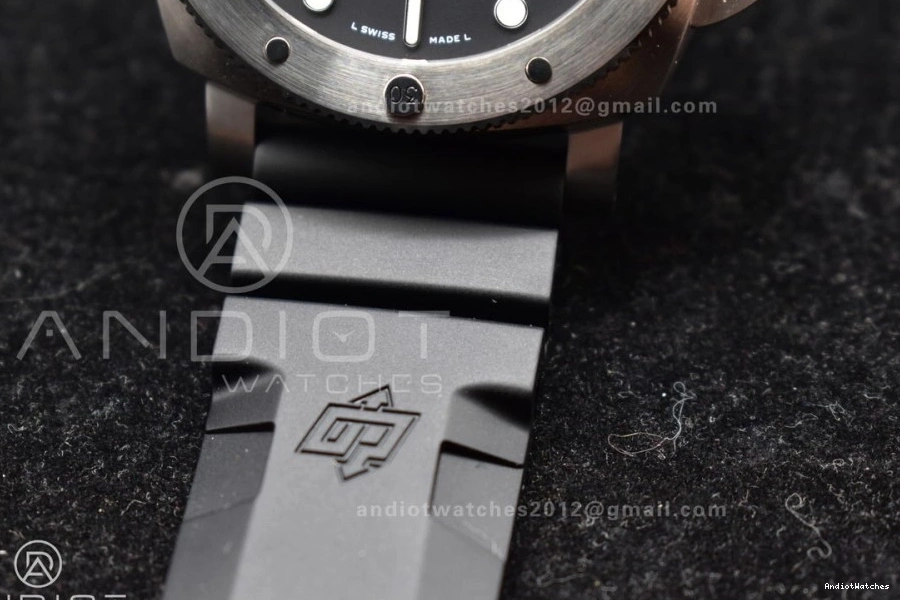 Black SBF Edition Rubber 437 Black P Strap DailyWear Best on Dial 1:1 Y PAM1229 0408